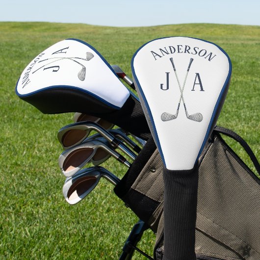 Name And Initials Monogrammed  ゴルフヘッドカバー