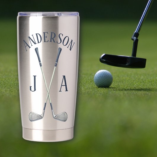 Name And Initials Monogrammed  保温保冷タンブラー