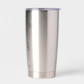 Name And Initials Monogrammed  保温保冷タンブラー (左面)