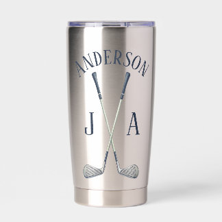 Name And Initials Monogrammed  保温保冷タンブラー