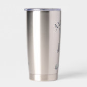 Name And Initials Monogrammed  保温保冷タンブラー (右面)