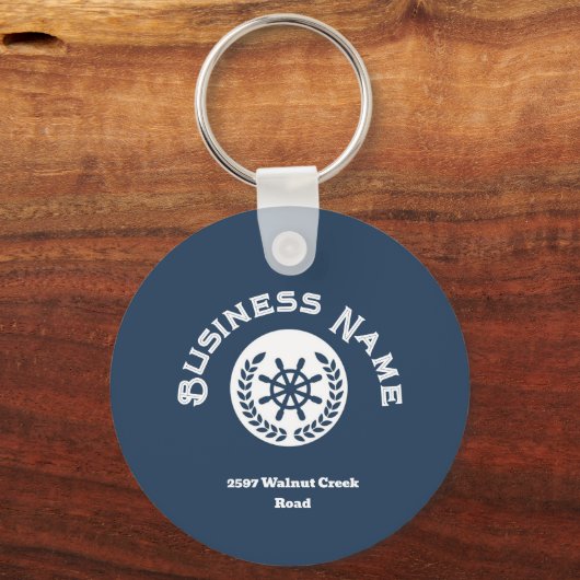 Name and Logo Nautical キーホルダー (正面)