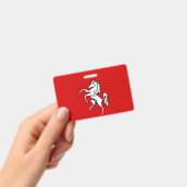 Name Badge with flag of Kent county, England バッジ (Handheld)