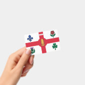 Name Badge with flag of Montreal バッジ (手持ち)