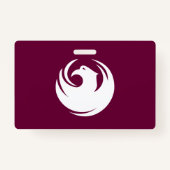 Name Badge with flag of Phoenix City バッジ (裏面)
