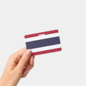Name Badge with flag of Thailand バッジ (手持ち)