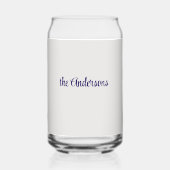 Name || Bright Blue Heart Happy Birthday America ガラス缶 (裏面)