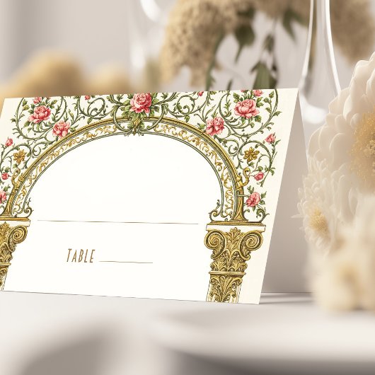 Name Cards Wedding Table Vintage
