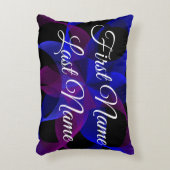 Name Change 3D To 2D Geometric Accent Pillow アクセントクッション (正面(垂直))