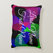 Name Change Fusion Geometric Accent Pillow アクセントクッション (裏面(縦))