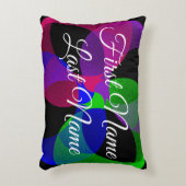 Name Change Fusion Geometric Accent Pillow アクセントクッション (正面(垂直))