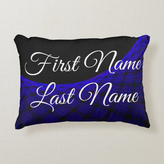 Name Change Space Carpet Geometric Accent Pillow アクセントクッション (正面)