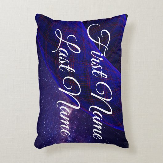 Name Change Space Donuts Geometric Accent Pillow アクセントクッション (正面(垂直))