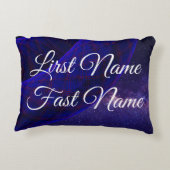 Name Change Space Donuts Geometric Accent Pillow アクセントクッション (裏面)