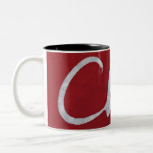 Name_CHRIS_mug ツートーンマグカップ (左)