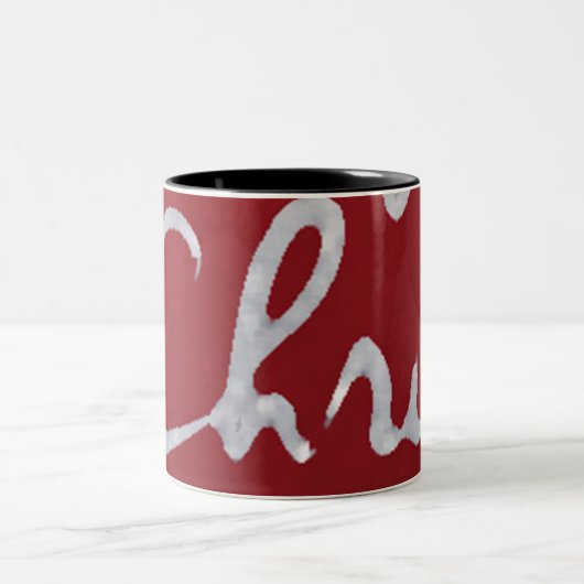 Name_CHRIS_mug ツートーンマグカップ (中央)