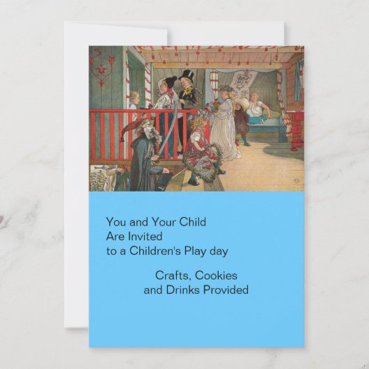 Name Day at the Storage House 招待状 (正面)