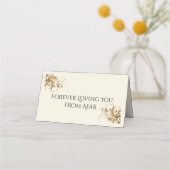 [Name] Family Reserved Seating Memorial Funeral  プレイスカード (裏面)