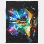 Name, Fantasy Book Castle フリースブランケット (正面)