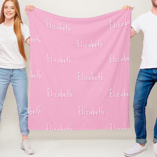 Name Fleece Blanket Personalized Custom Kids Gift  フリースブランケット