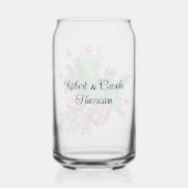 Name, Greenery Red Berries Christmas Bouquet 16oz ガラス缶 (裏面)