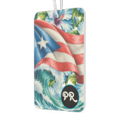 Name Latina Woman Puerto Rico Boricua Beach Car カーエアーフレッシュナー (左)