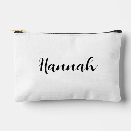 Name Makeup Bag,Beaty makeup bag,Monogramed Makeup アクセサリーポーチ (正面)