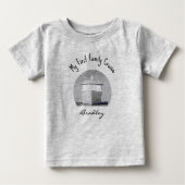 Name, My First Family Cruise 3mos to 24mos ベビーTシャツ (正面)