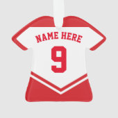 Name & Number Jersey Austriaロゴオーナメント オーナメント (裏面)