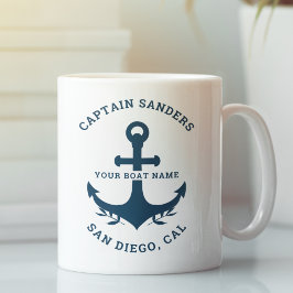 Name of Captain Blue's Ship コーヒーマグカップ