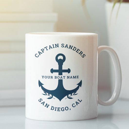 Name of Captain Blue's Ship コーヒーマグカップ