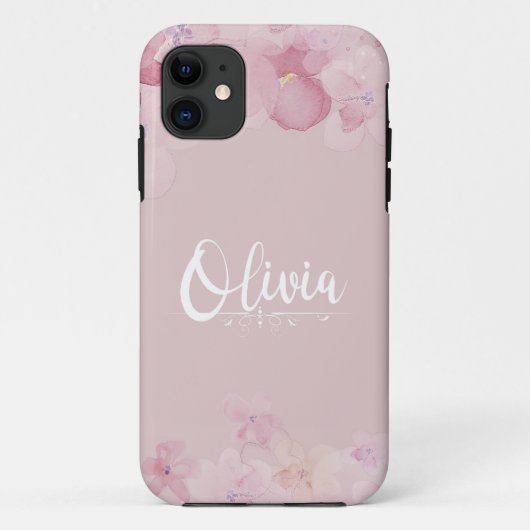 Name Olivia Case-Mate iPhoneケース (裏面)