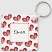 Name on Back, I Heart to Quill 2.5-in Keychain キーホルダー (裏面)