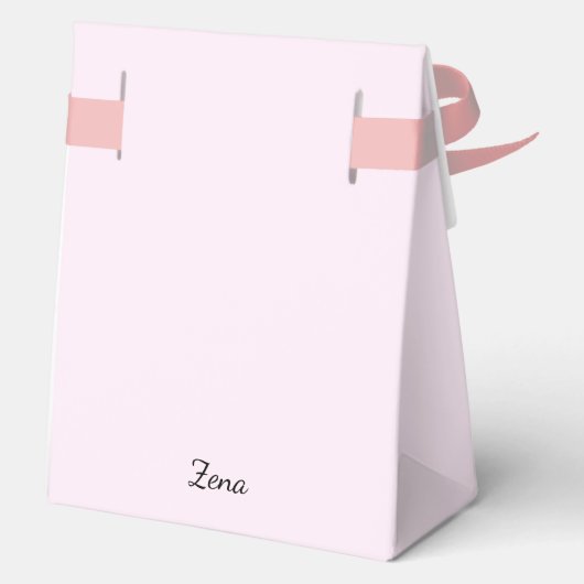 Name Personalized フェイバーボックス (裏面)