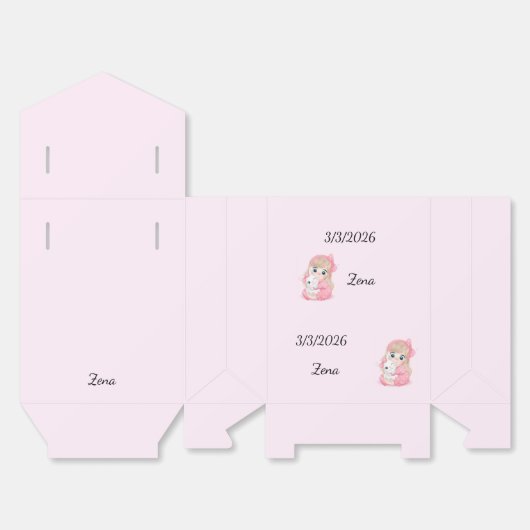 Name Personalized フェイバーボックス (見開き)