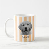 Name Personalized Pet Mugs Custom Dog Mug Cat Gift コーヒーマグカップ (左)