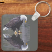 Name, Photo or Logo Happy Birthday America キーホルダー (裏面)