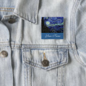 Name pin、Vincent van ゴッホ、Starry Night 缶バッジ (インサイチュ)