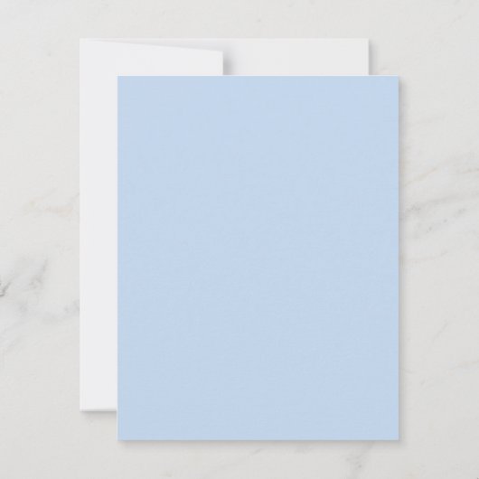 Name Professional Modern Minimalist Blue  ノートカード (裏面)