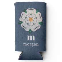 Name, Quilled Yorkshire White Rose, Popular Slim