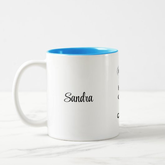 Name, Quilling Keep Calm Classic Two-Tone Mug ツートーンマグカップ (左)