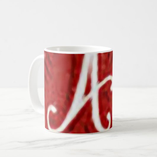 Name red _Mug コーヒーマグカップ (正面左)