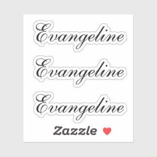 Name Script シール