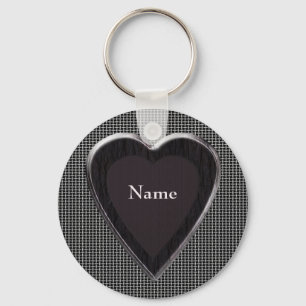 Name Stourd My Heart Keychain -テンプレート キーホルダー