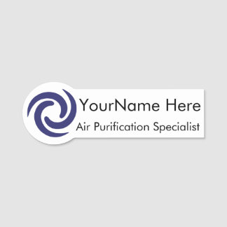 Name Tag for Air Purification 名札