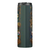 Name Text, Hummingbird & Jeweled Books タンブラー (裏面)