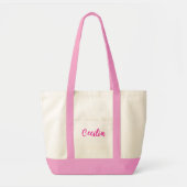 name tote bag, bridesmaid gift bag トートバッグ (正面)