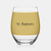 Name, Trump-Vance America First 2025 ステムなしワイングラス (裏面)