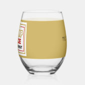 Name, Trump-Vance America First 2025 ステムなしワイングラス (左)