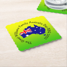Name Year Australia Day BBQの追加 ペーパーコースター